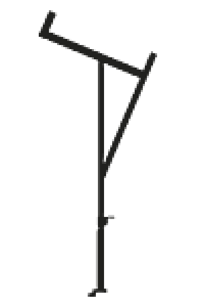 Weather Guard Weekender Ladder Rack - Angled - Model 1475