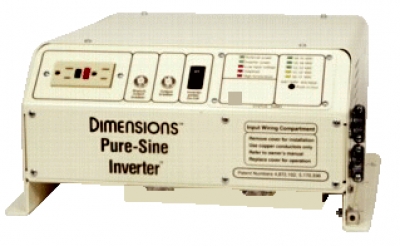 Airpax Dimensions - 3,000 Watt Power Inverter - Model 12/3000N