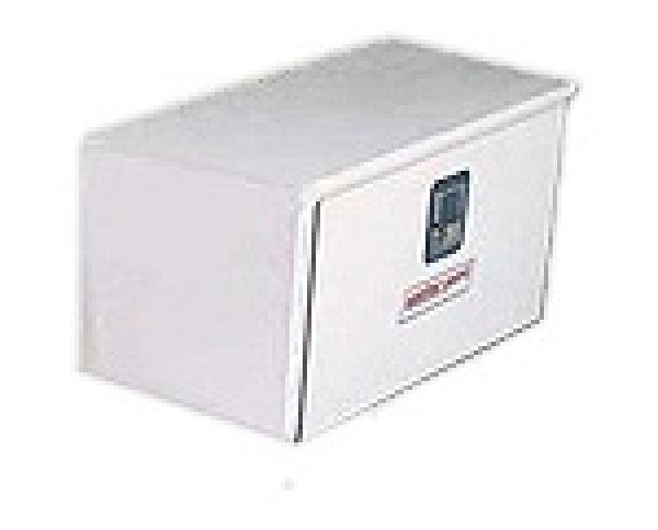 Weather Guard Hi-Side Toolbox - Steel - White - Model 247-3