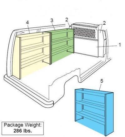 Weather Guard - Van Interior - Contractor Package - Full Size Van