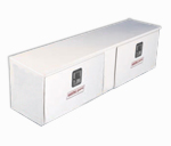 Weather Guard Hi-Side Toolbox - Steel - White - Model 264-3